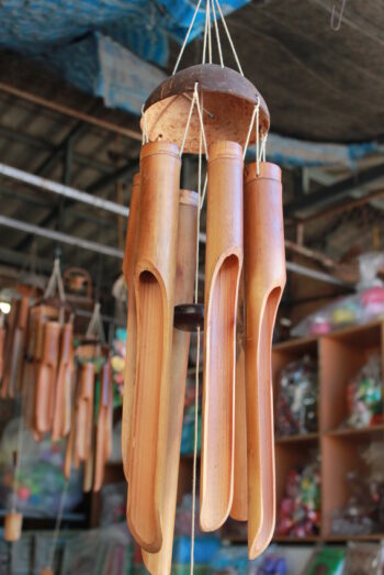 โมบายกะลาไม้ไผ่ Bamboo mobile