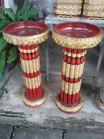 [:th]ขันซี่ลายหนอน (ขันโตกสูง)[:]