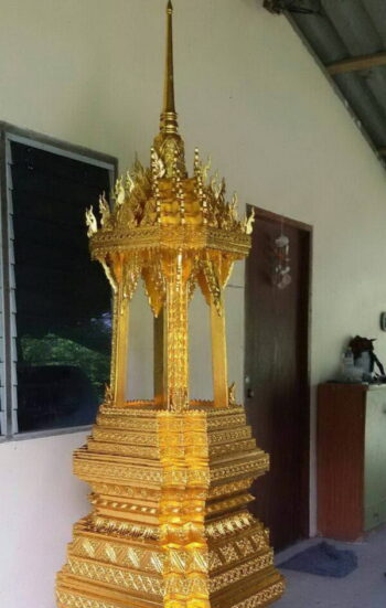 [:th]บุษบกไม้สัก ลงรักปิดทอง (จำหน่าย)[:]