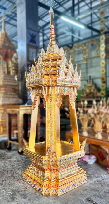 [:th]บุษบกไม้สัก [ขนาดกลาง][:]