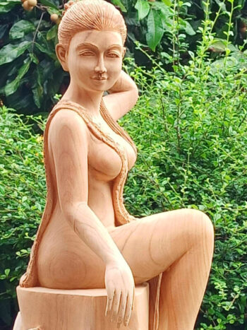 [:th]ไม้แกะสลักรูปหญิง Teak Wood Carving Designs[:]