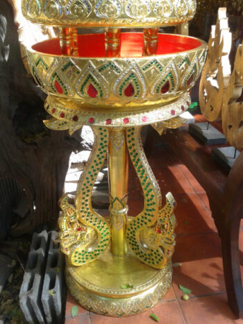 [:th]ขันนาคราชลายดอกบัว[:]