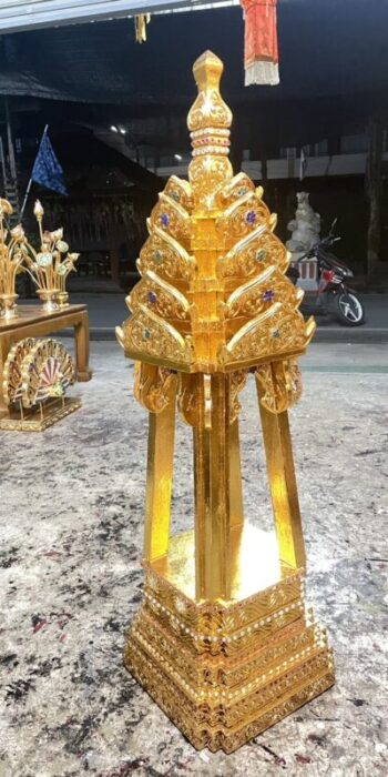 บุษบกไม้สักหลังเล็ก