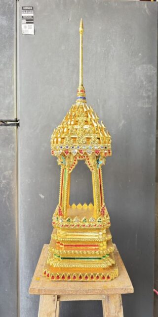 บุษบกไม้สักหลังเล็ก
