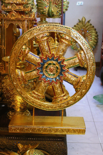 [:th]ธรรมจักร ขนาด สูง 20 นิ้ว[:]