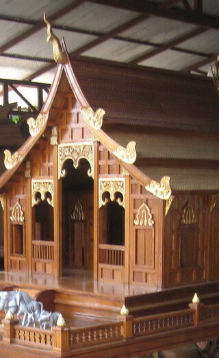Thai style spirit house