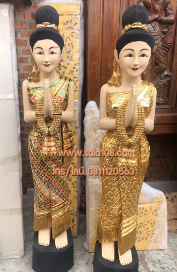 [:th]หุ่นนางไหว้ ชายไหว้ สวัสดีต้อนรับ[:]