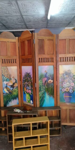 [:th]ฉากกั้นห้อง ติดรูปภาพวาด[:]