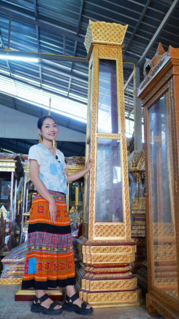 [:th]ตู้เทียนชัย ไม้สักแกะสลัก[:]